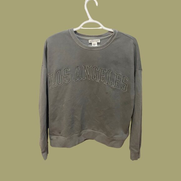 Cupcakes and Cashmere “Los Angeles” Oversized Cozy Graphic Sweatshirt – Size XS - Picture 3 of 6